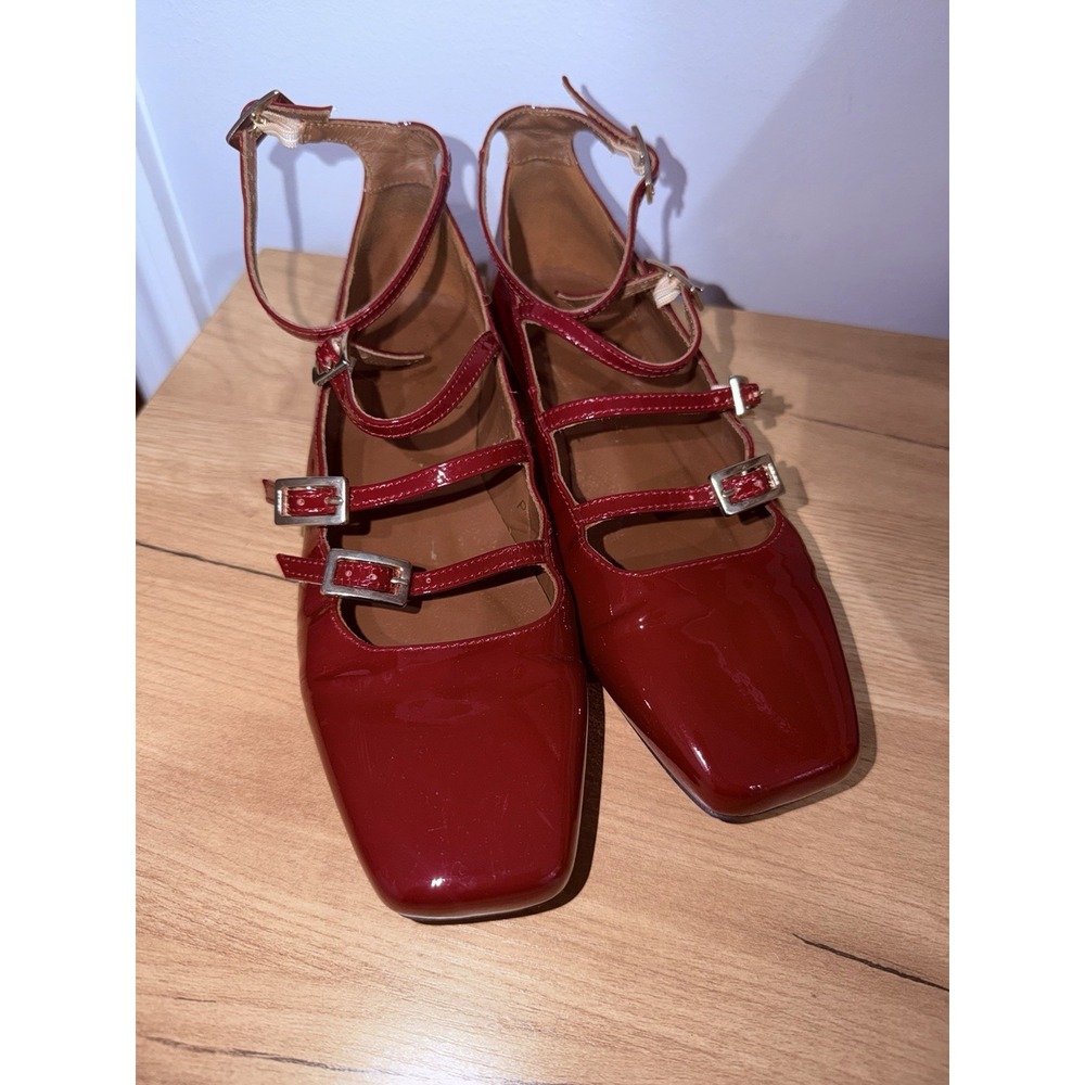 Alohas Women's Ballet Flats Luke Onix Black Leather Size 37 O - Picture 2 of 10